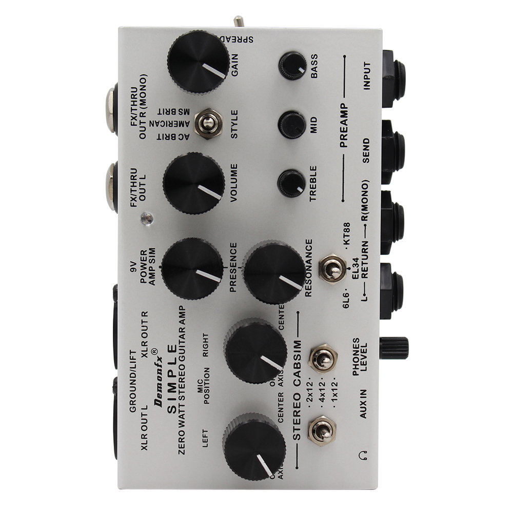 Musical Instrument Amplifier - NEW Demonfx SIMPLE DI Box Effect