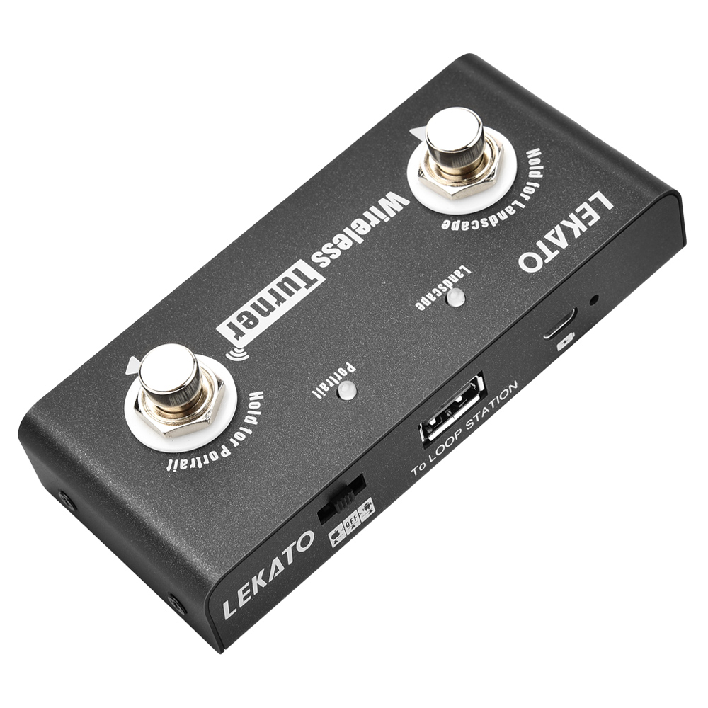 Musical Instrument Amplifier - Lekato Wireless External Page Tuner Pedal