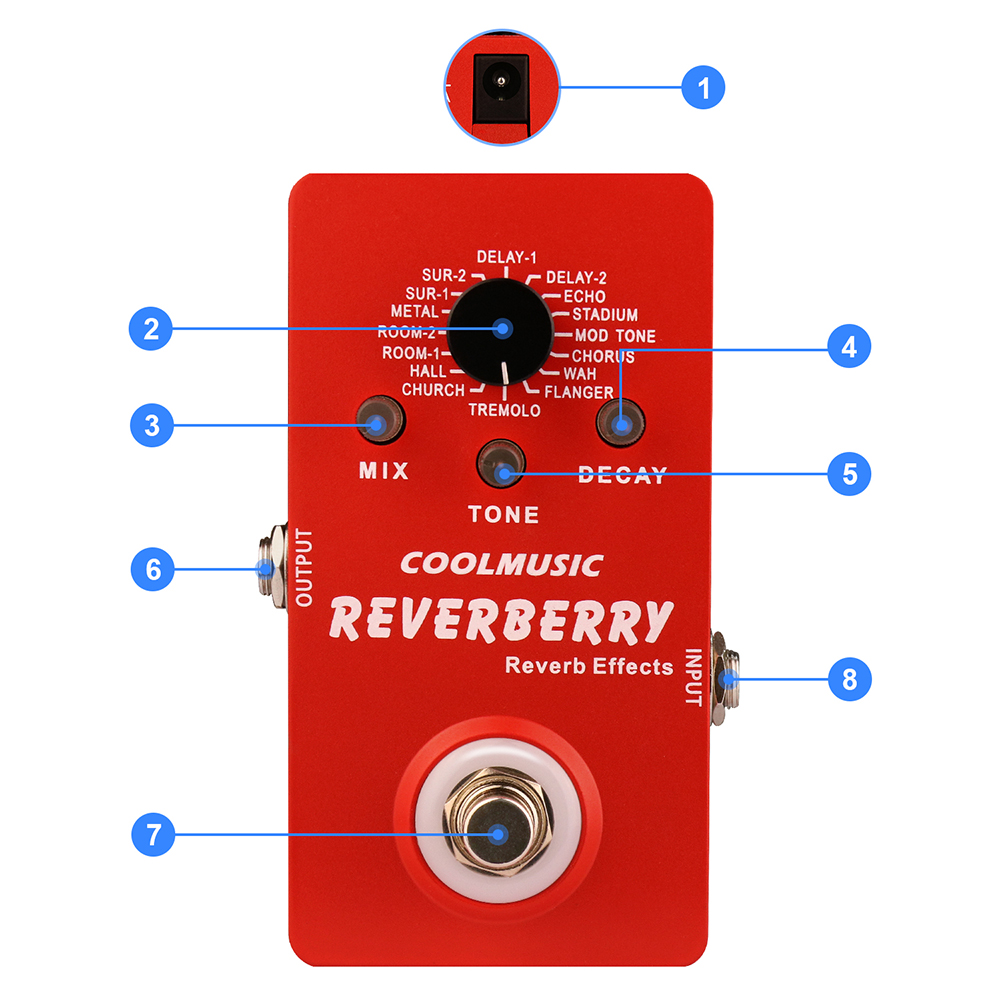 Coolmusic New Digital Reverb P - Musical Instrument Amplifier review and price