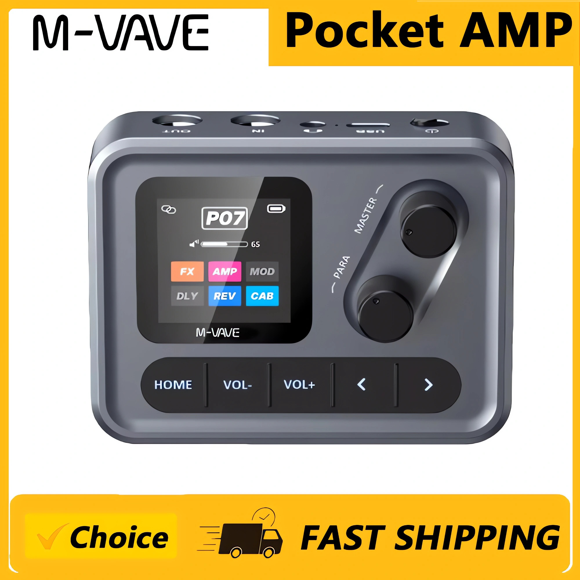 M-VAVE Pocket AMP Multi Effect - Musical Instrument Amplifier review and price
