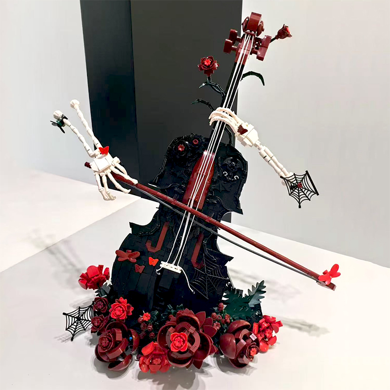 Creative Artist Skull Red Rose - Musical Instrument Manufacturers review and price