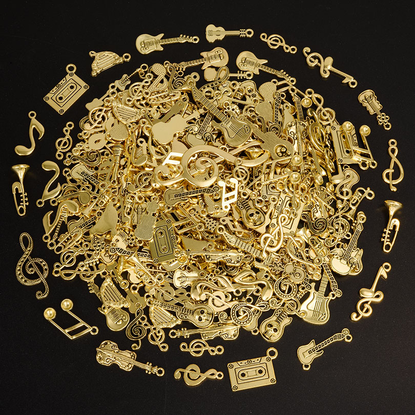 10/20/30pcs Retro Gold Color A - Musical Instrument Manufacturers review and price